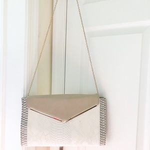 Multicolored unique clutch/shoulder bag